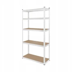 Regał metalowy magazynowy 5 półek 180x90x40 biały do 750 kg