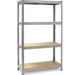 Regał metalowy magazynowy warsztatowy biurowy do garażu 135kg 150x75x30cm