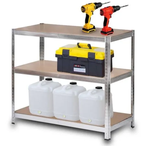 Regał metalowy magazynowy 222 x 110 x 50 cm Humberg HR-815