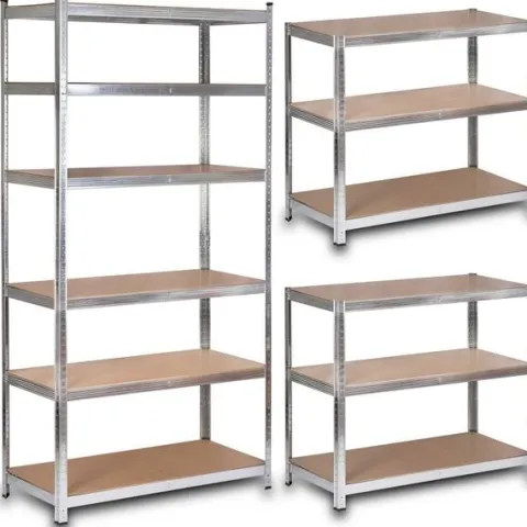 Regał metalowy magazynowy 222 x 110 x 50 cm Humberg HR-815