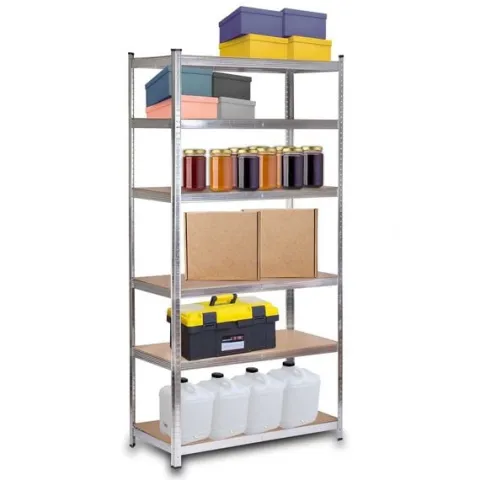 Regał metalowy magazynowy 222 x 110 x 50 cm Humberg HR-815