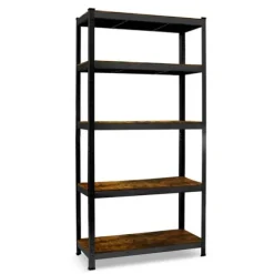 Regał metalowy magazynowy 180 x 90 x 40 cm Humberg HR-852 czarny