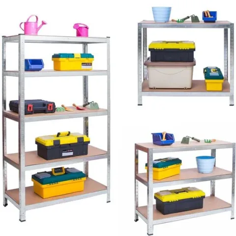 Regał metalowy magazynowy 150 x 75 x 30 cm Humberg 4840