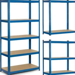 Regał metalowy magazynowy 180 x 90 x 40cm Humberg 4848