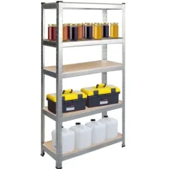 Regał metalowy magazynowy 180 x 90 x 30 cm Humberg 4843