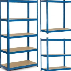 Regał metalowy magazynowy 180 x 90 x 30cm Humberg 4845