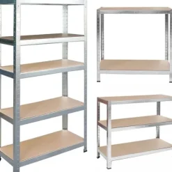 Regał metalowy magazynowy 180 x 90 x 40 cm Humberg HR-812