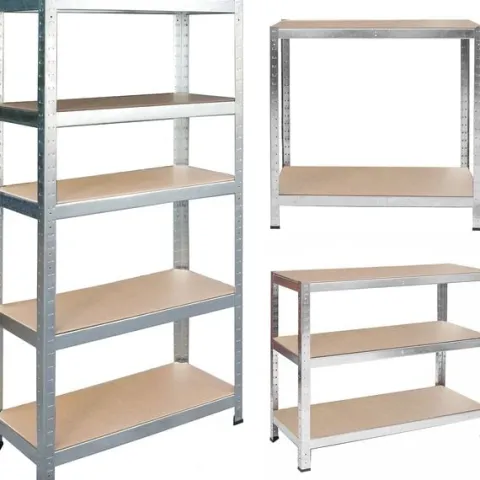 Regał metalowy magazynowy 180 x 90 x 40 cm Humberg HR-812