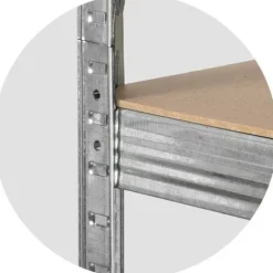 Regał metalowy magazynowy 150 x 75 x 30 cm Humberg HR-810