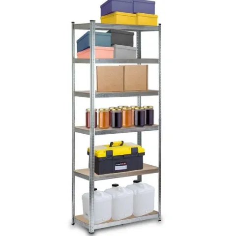 Regał metalowy magazynowy 222 x 90 x 40 cm Humberg HR-814