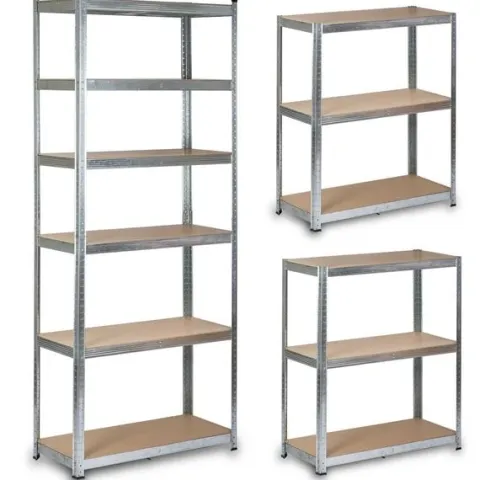 Regał metalowy magazynowy 222 x 90 x 40 cm Humberg HR-814