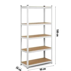 Regał metalowy magazynowy 180 x 90 x 30 Humberg 4844