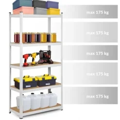 Regał metalowy magazynowy 180 x 90 x 40 Humberg 4847