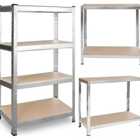 Regał metalowy magazynowy 150 x 75 x 30 Plonos 470000