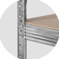 Regał metalowy magazynowy zestaw 2 szt 180 x 90 x 40 cm Plonos PL-702