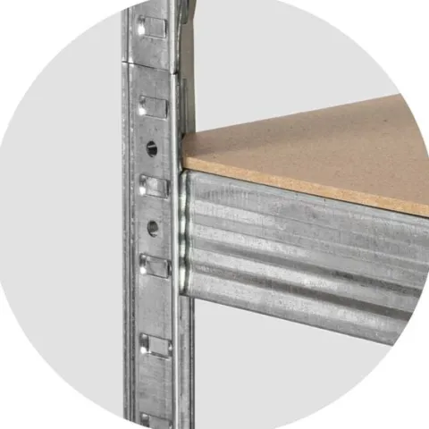 Regał metalowy magazynowy zestaw 2 szt 150 x 75 x 30 cm Humberg HR-810