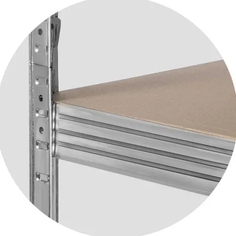 Regał metalowy magazynowy zestaw 2 szt 180 x 90 x 40 cm Humberg HR-812