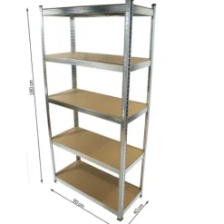 Regał metalowy 90x40x180/0,33cm RM-033-1 MAJSTEREK