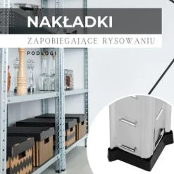 Regał metalowy z 5 półkami 150x75x30cm 625kg do garażu, piwnicy