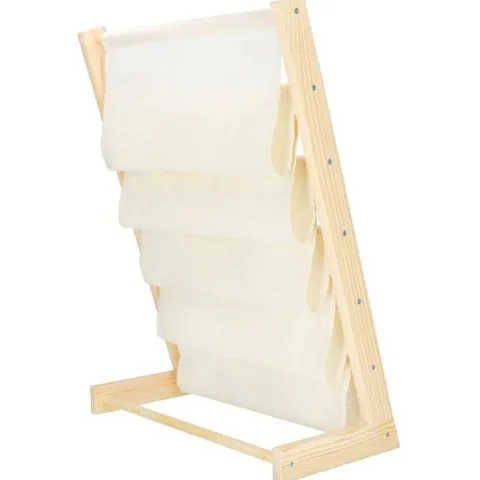 Regał na książki dla dzieci, 80 cm organizer 5 półek, drewniany