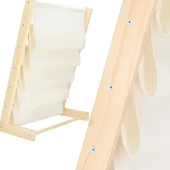Regał na książki dla dzieci, 80 cm organizer 5 półek, drewniany