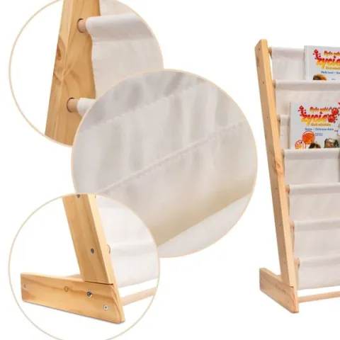 Regał na książki dla dzieci stojak półka 79cm