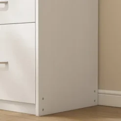 Regał nowoczesny z 4 szufladami loft biała komoda szafka biurowy duży 85cm