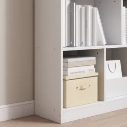 REGAŁ OTWARTY STOJĄCY NOWOCZESNY LOFT BIAŁY PÓŁKA SZAFKA KOMODA 8 PÓŁEK