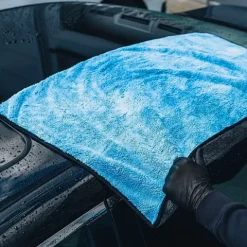 RĘKAWICA DO MYCIA AUTA K2 WASH MITT + K2 FLOSSY RĘCZNIK DO OSUSZANIA 60x90