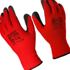 RĘKAWICE ROBOCZE OCHRONNE BHP RĘKAWICZKI MOCNE LATEX POWLEKANE ROZ. 10 XL