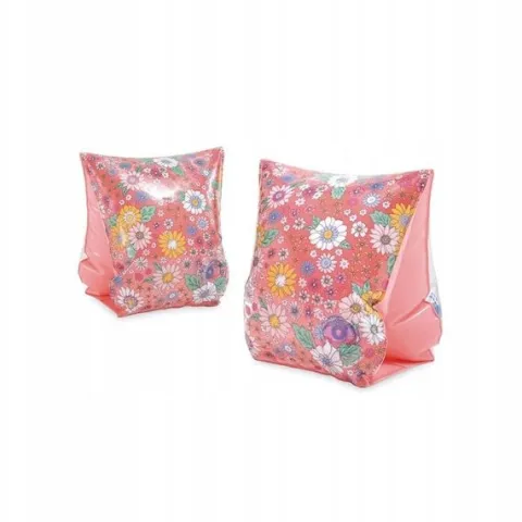 Rękawki do pływania na basen plażę Intex kwiatki 23x15cm