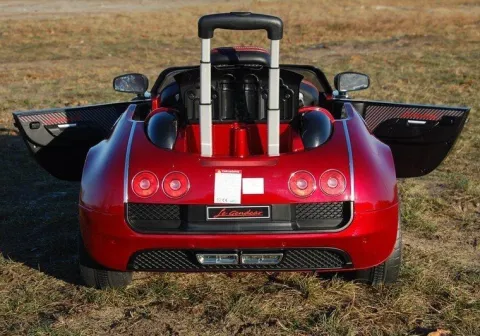 ROADSTER Z RĄCZKĄ DO PCHANIA, LAKIEROWANY NOWOŚĆ/1188