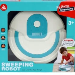 ROBOT INTERAKTYWNY SPRZĄTAJĄCY ODKURZACZ ZAMIATAJĄCY ZABAWKA DLA DZIECKA