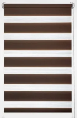Roleta Dzień i Noc DECORI 80X230 06 brązowa