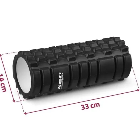 Roller do ćwiczeń 33x14cm NS-953 czarny