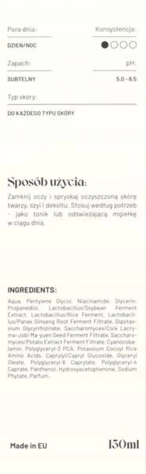ROUTINES BY ALKMIE MGIEŁKA DO TWARZY TONIZUJĄCA ODŚWIEŻENIE 150 ML