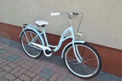 Rower Damski Damka Retro Miejski Vanessa 26 Błękit