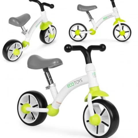 ROWEREK BIEGOWY ECOTOYS DLA DZIECI 3+ LATA KOŁA EVA STALOWY