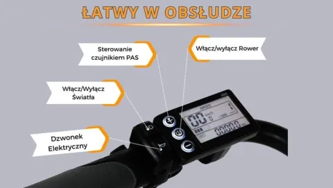 ROWER ELEKTRYCZNY MĘSKI 28 TREKKINGOWY ZE WSPOMAGANIEM 60-70km Shimano