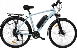 ROWER ELEKTRYCZNY MĘSKI 28 TREKKINGOWY ZE WSPOMAGANIEM 60-70km Shimano