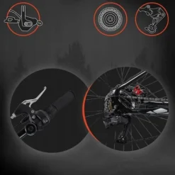 ROWER GÓRSKI MTB 21 BIEGÓW 2 TARCZE STALOWA RAMA 15" KOŁA 26" NÓŻKA ODBLASK