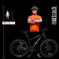 ROWER GÓRSKI MTB 21 BIEGÓW 2 TARCZE STALOWA RAMA 15