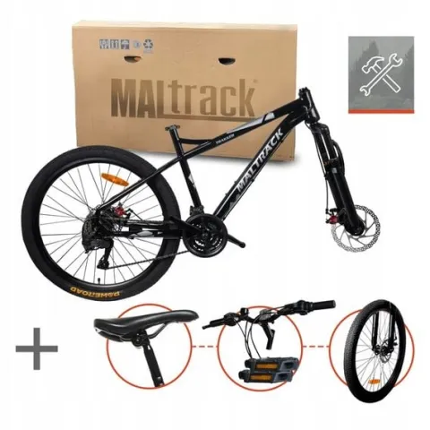 ROWER GÓRSKI MTB 21 BIEGÓW 2 TARCZE STALOWA RAMA 15" KOŁA 26" NÓŻKA ODBLASK