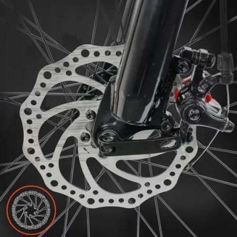 ROWER GÓRSKI MTB 21 BIEGÓW 2 TARCZE STALOWA RAMA 15" KOŁA 26" NÓŻKA ODBLASK