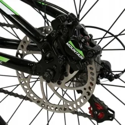 ROWER GÓRSKI MTB 24 CALI NA KOMUNIĘ AMORTYZACJA HAMULCE TARCZOWE 125-150cm