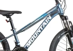 ROWER GÓRSKI MTB 24 CALI NA KOMUNIĘ AMORTYZACJA TARCZE 130-145cm # 374