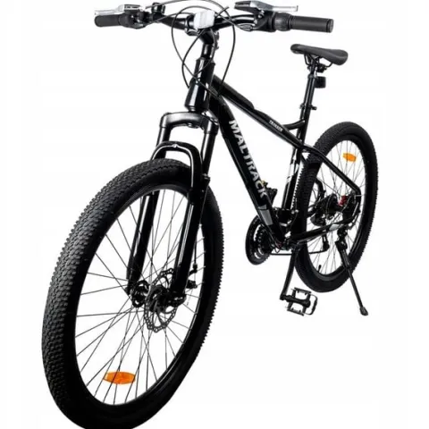 ROWER GÓRSKI MTB MANETKI 21 BIEGÓW 2 TARCZE RAMA 15" KOŁA 26" NÓŻKA