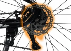 ROWER GÓRSKI MTB MANETKI 21 BIEGÓW 2 TARCZE RAMA 15