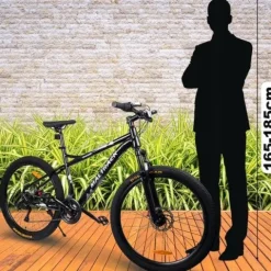 ROWER GÓRSKI MTB MANETKI 21 BIEGÓW 2 TARCZE RAMA 15