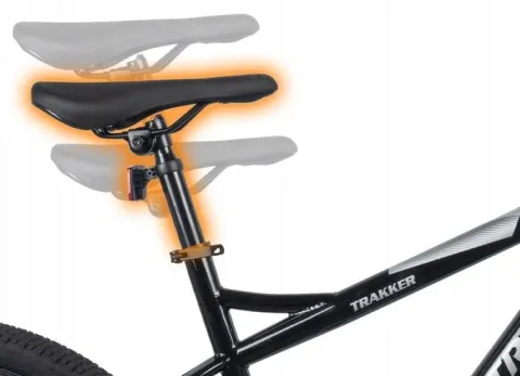 ROWER GÓRSKI MTB MANETKI 21 BIEGÓW 2 TARCZE RAMA 15" KOŁA 26" NÓŻKA